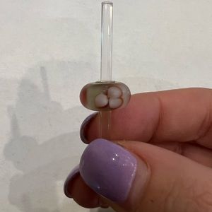 Trollbeads Cappuccino Flower Bead